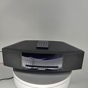 Bose Wave Music System Graphite Gray CD Player AM FM Radio Bluetooth Adapter